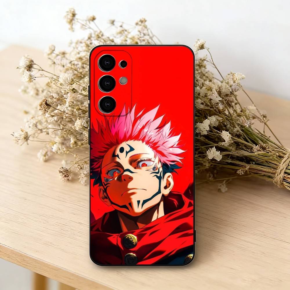 

J-Jujutsu K-Kaisen Itadori Y-Yuji Phone Case For Samsung S25,S24,S21,S22,S23,S30,Ultra,S20,Plus,Fe,Soft Silicone Black Cover Samsung S22plus5G