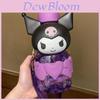 Sanrio Kuromi Childrens Insulated Water Bottle With 316 Stainless Steel And Straw For School Kids