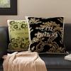 Copricuscini decorativi stile francese 45x45cm con imbottitura, Cuscini decorativi in misto lino per divano, letto, soggiorno