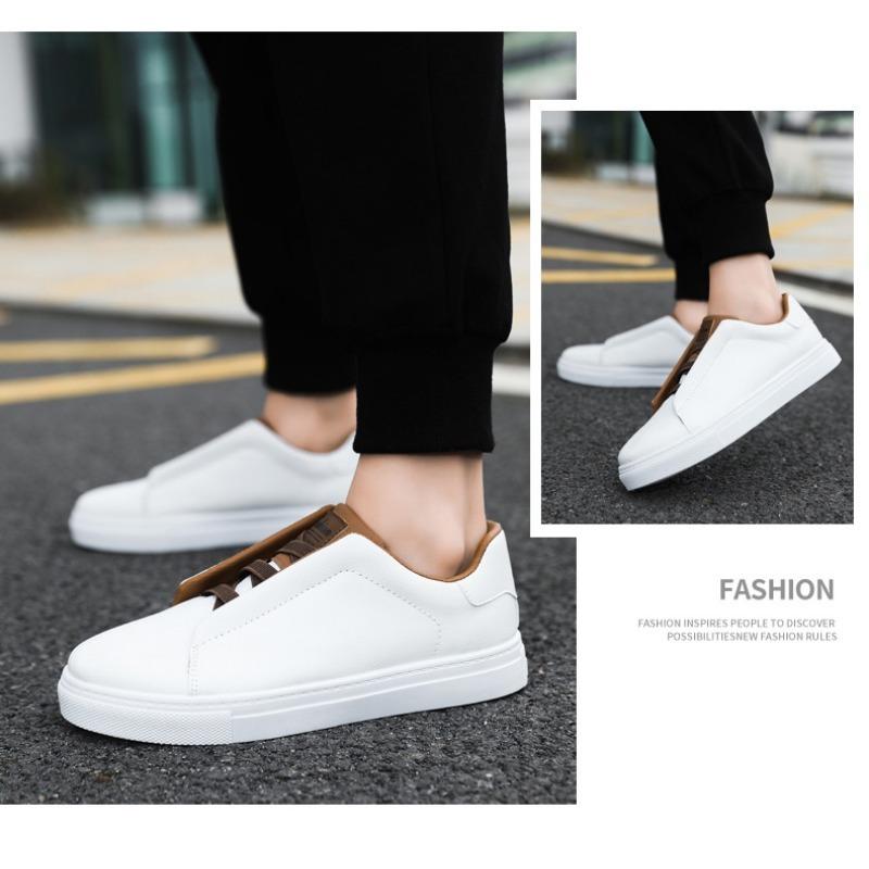 Men's Solid Color Board Shoes, Comfortable, Non Slip, Durable Sports Shoes