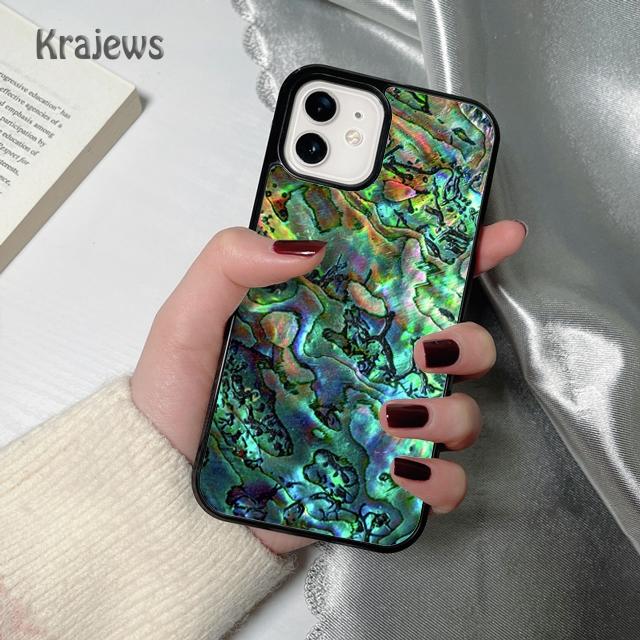 Abalone Sea Texture soft Phone Case Cover For iPhone 17 Air 16 15 14 plus 12 13 pro max coque Shell Fundas