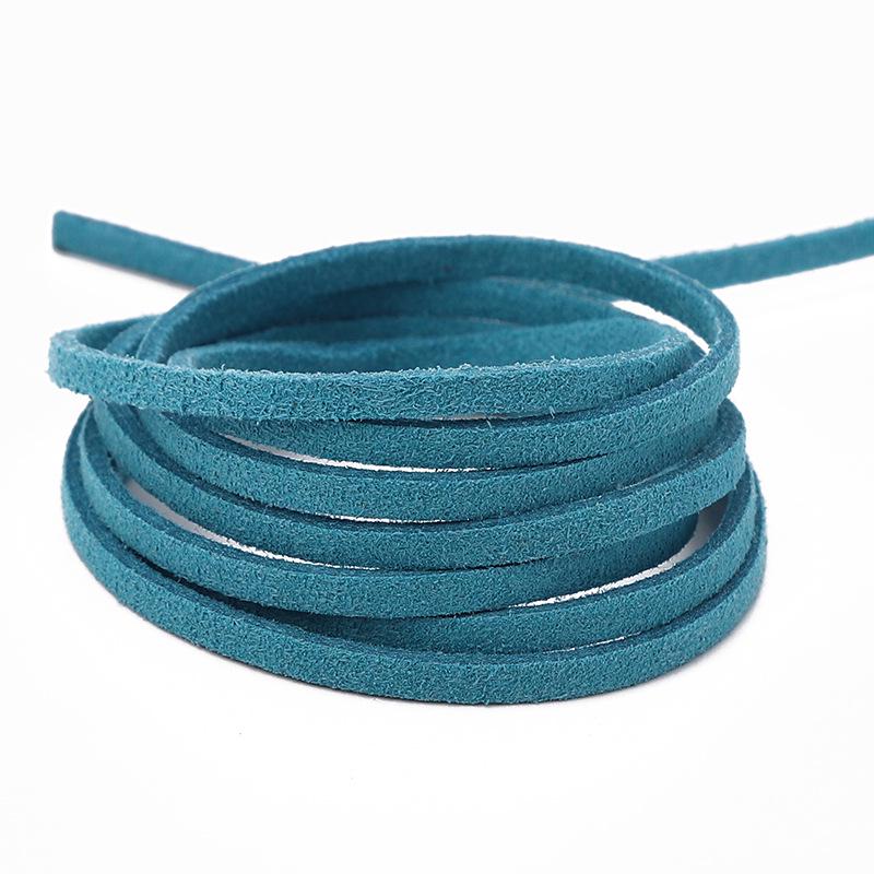 Korean suede rope for DIY jewelry making, 3mm braided wire for bracelets and necklaces. Add a touch of handmade to your accessories!