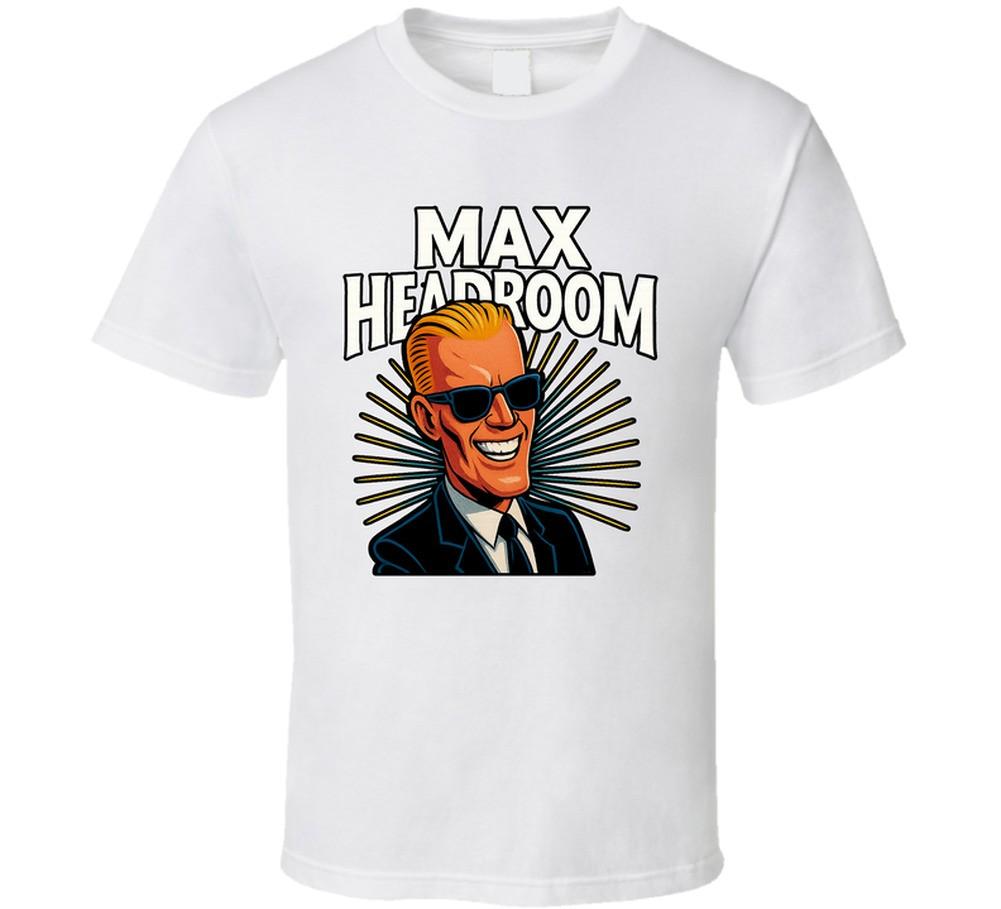Max Headroom Tv Series Caricature Fan T Shirt S