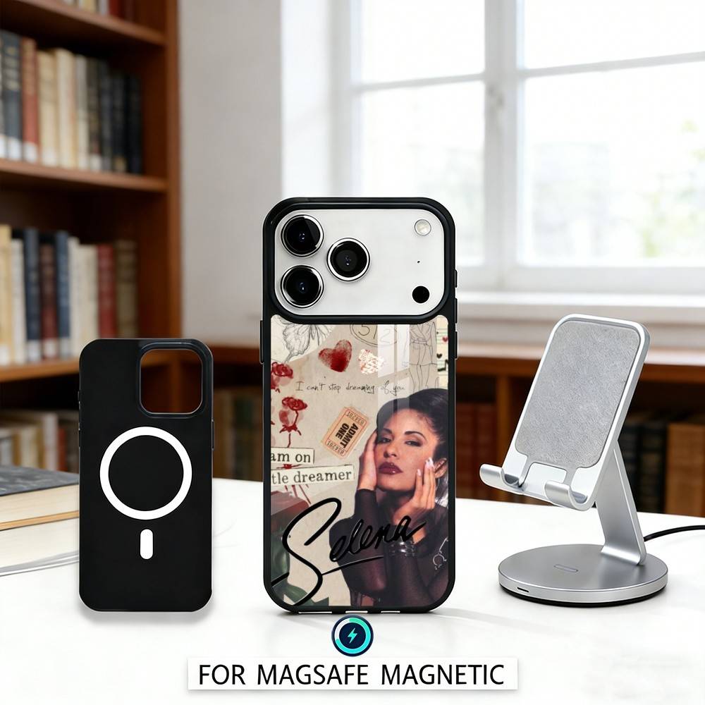 Sängerin S-Selena Q-Quintanilla 90er Jahre Handyhülle Für iPhone17,16,15,14,13,12,Pro,Max,Magnetisch Für Magsafe Kabelloses Laden