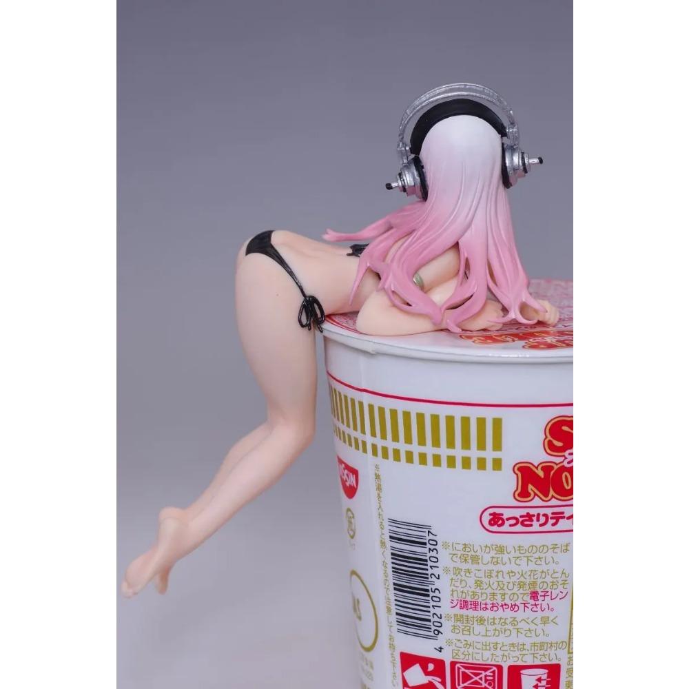 10CM Anime Figure Super Sonico PVC Action Figurine Model Toy Cake Decor Swimsuit Dress Up SoniComi Noodle Stopper Figure Gift