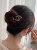 3-teiliges französisches U-förmiges Haargabel-Set, Vintage Hochsteckfrisur Haarspange, Elegante Blumenhaarspange für Damen