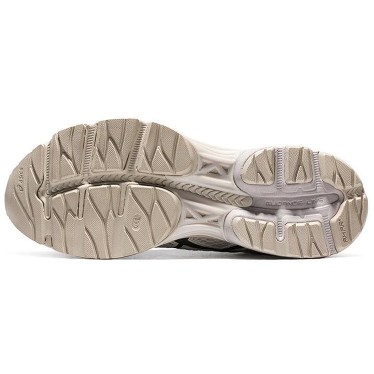 Asics Gel-Flux 4 Comfortable Versatile Sports Fabric Synthetic Leather Low-Top Marathon Running Shoes Men Sneaker White Navy 1011A614-202