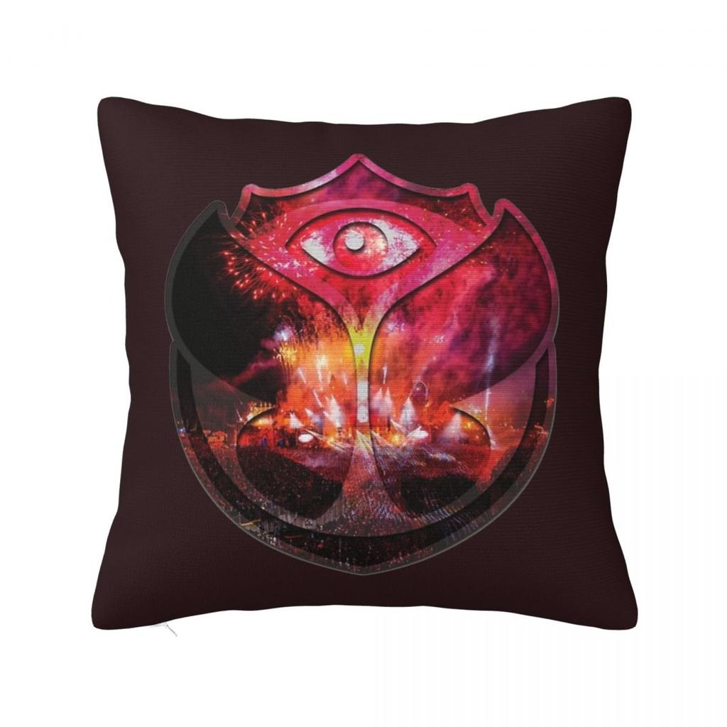 Tomorrowlandd Music Festival Pillow Case Butterfly Cushion Cover Awesome Zippered Decor Pillowcase For Sofa 45X45Cm