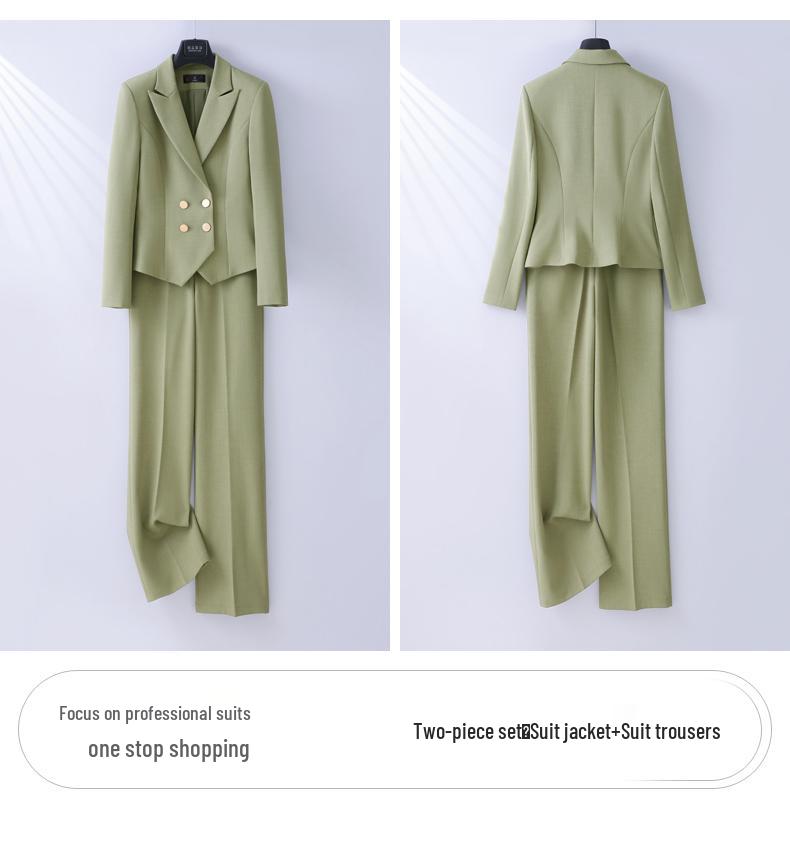 Γυναικείο Δίκουμπο Σετ Κοστουμιού: Μπλέιζερ & Παντελόνι Φθινόπωρο/Χειμώνας