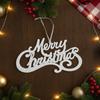 Glitter Christmas Merry Letter Sign Dazzling Xmas Tree Hanging Ornament  Wreath