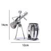 Metal Pencil Pot Pen Holder Vase Desk Tidy School Office Container Organizer Stationery Supplies