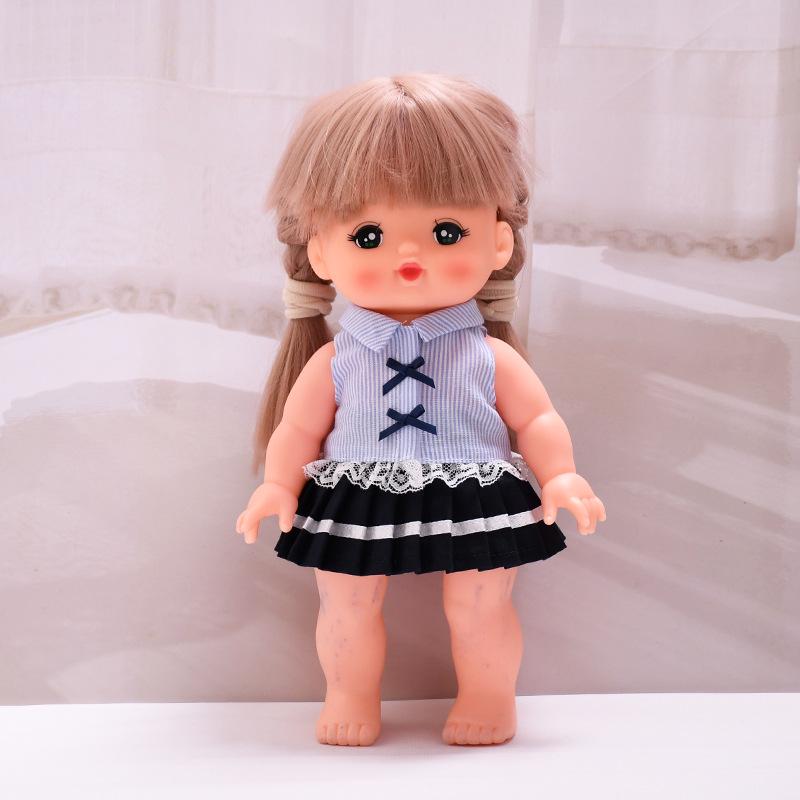 25cm Milu Tang Dynasty Doll Clothing Set - Changeable Top and Overalls