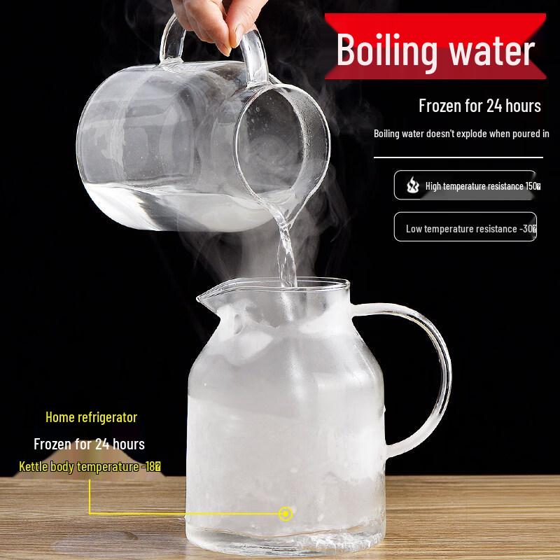 ZISIZ Glass Cold Water Kettle & Tea Pot