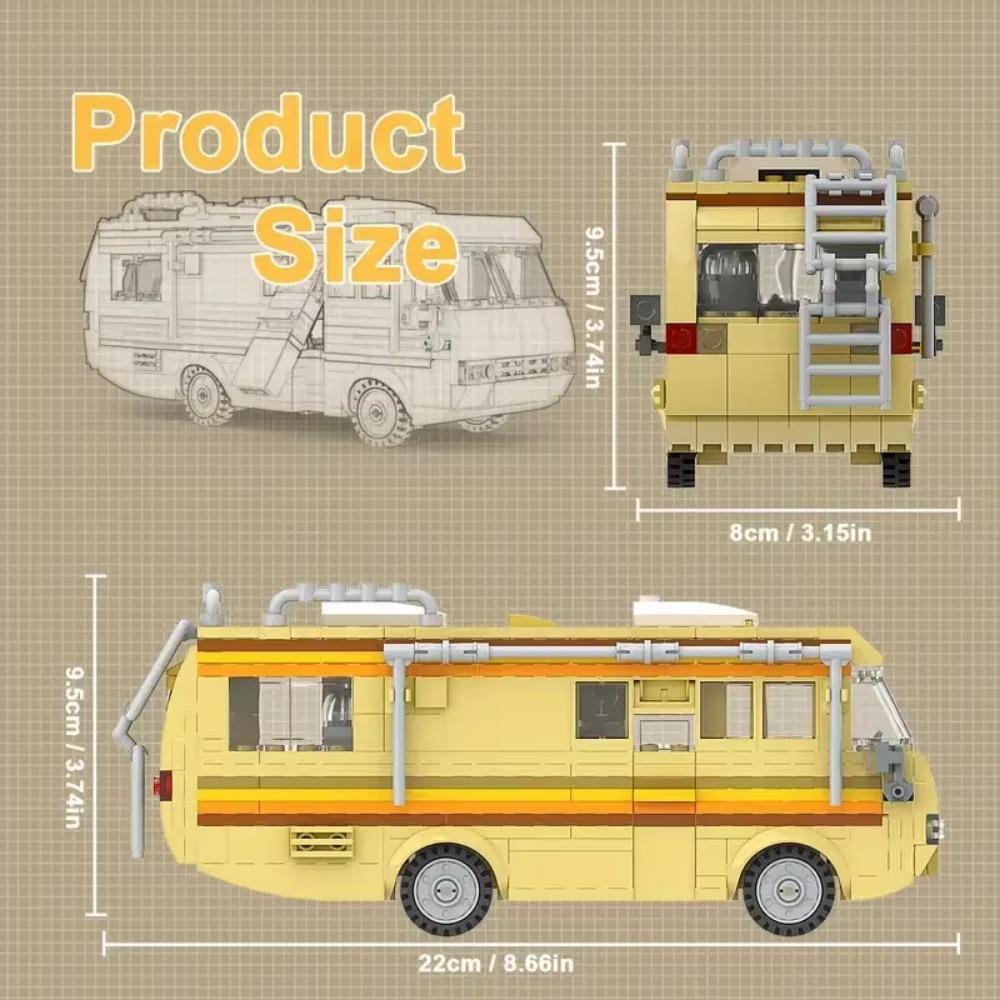 High-Quality 360Pcs High-Quality Moc High-Quality Breaking High-Quality Bad High-Quality Cooking High-Quality Lab High-Quality Rv High-Quality Car