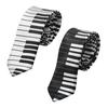 Men's Black and White Piano Keys Necktie Slim Narrow Wedding Party Tie Gift
