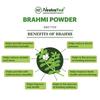 NeutraVed Brahmi Powder -250g For Hair Growth, Eating | 100% Natural, No Preservative | Pack In Zipper Standup Pouch - 250 Grams