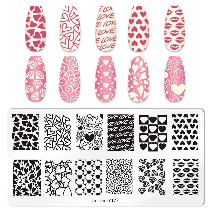 Tiger Zebra Leopard Print Nail Stamping Plates Animal Image Printing Stencil Nail Stamp Templates Nail Art Tool Nails Decoration