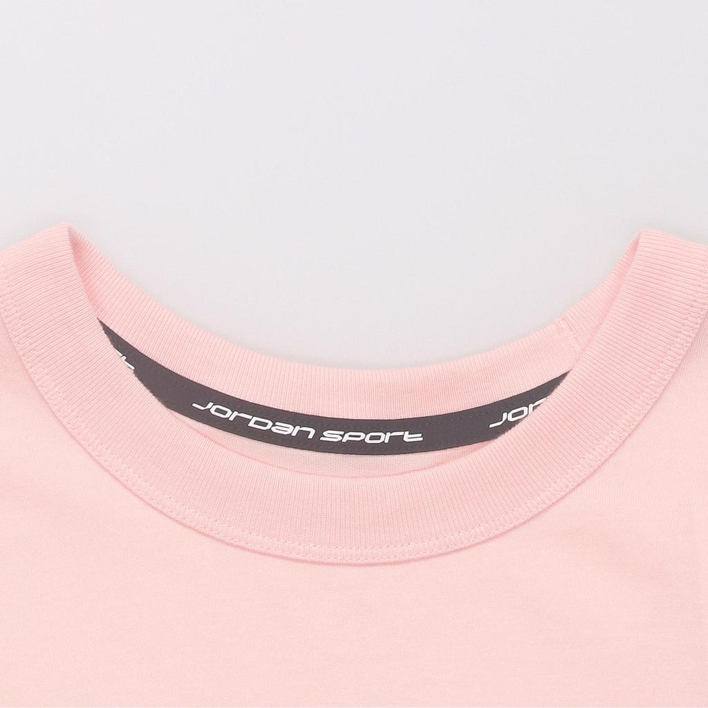 Jordan Dri-Fit Sport Solid Crew Neck Quick-Dry Casual Short Sleeve T-Shirt Men Tops Legend-Pink FN5830-622