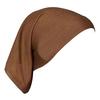 Headscarf Cap Delicate Adjustable Mercerized Cotton Solid Color Head Wrap for Daily Wear