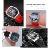 Rubber Wristband for GeYa Great Wall Wine Barrel Type Aerospace Joint G08253 G78135G Quick Release Rubber Watch Strap 26mm