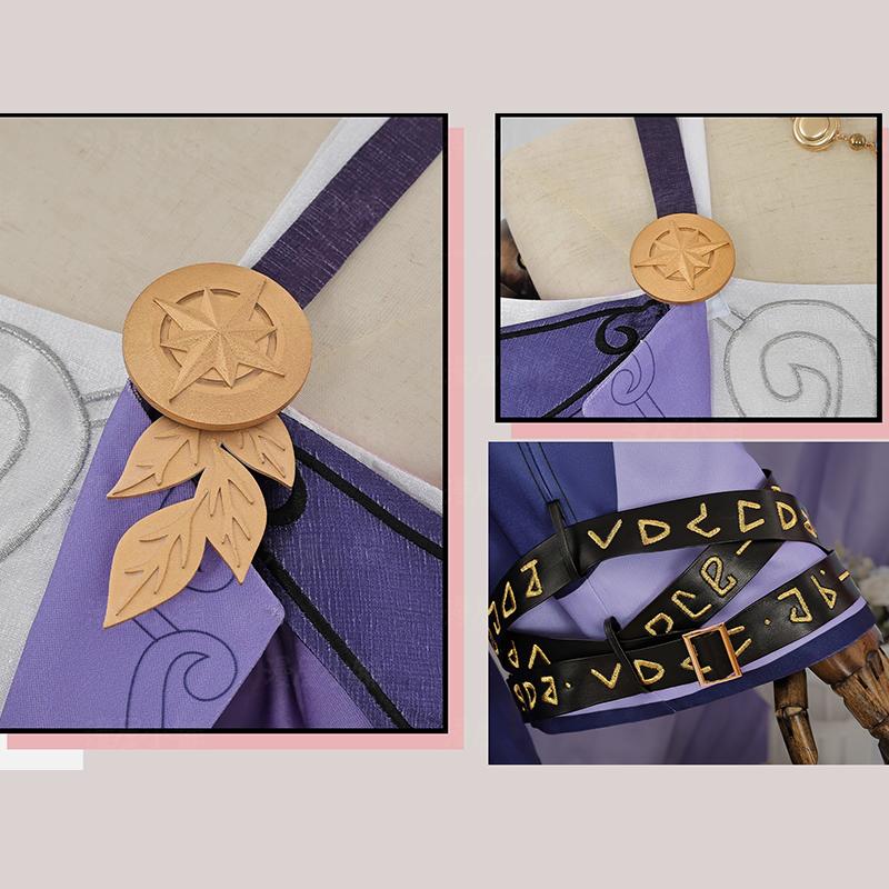 Game Honkai Star Rail Cyrene Cosplay Costume Aedes Elysiae Npc Cyrene Women Dress Halloween Carnival Party Suit