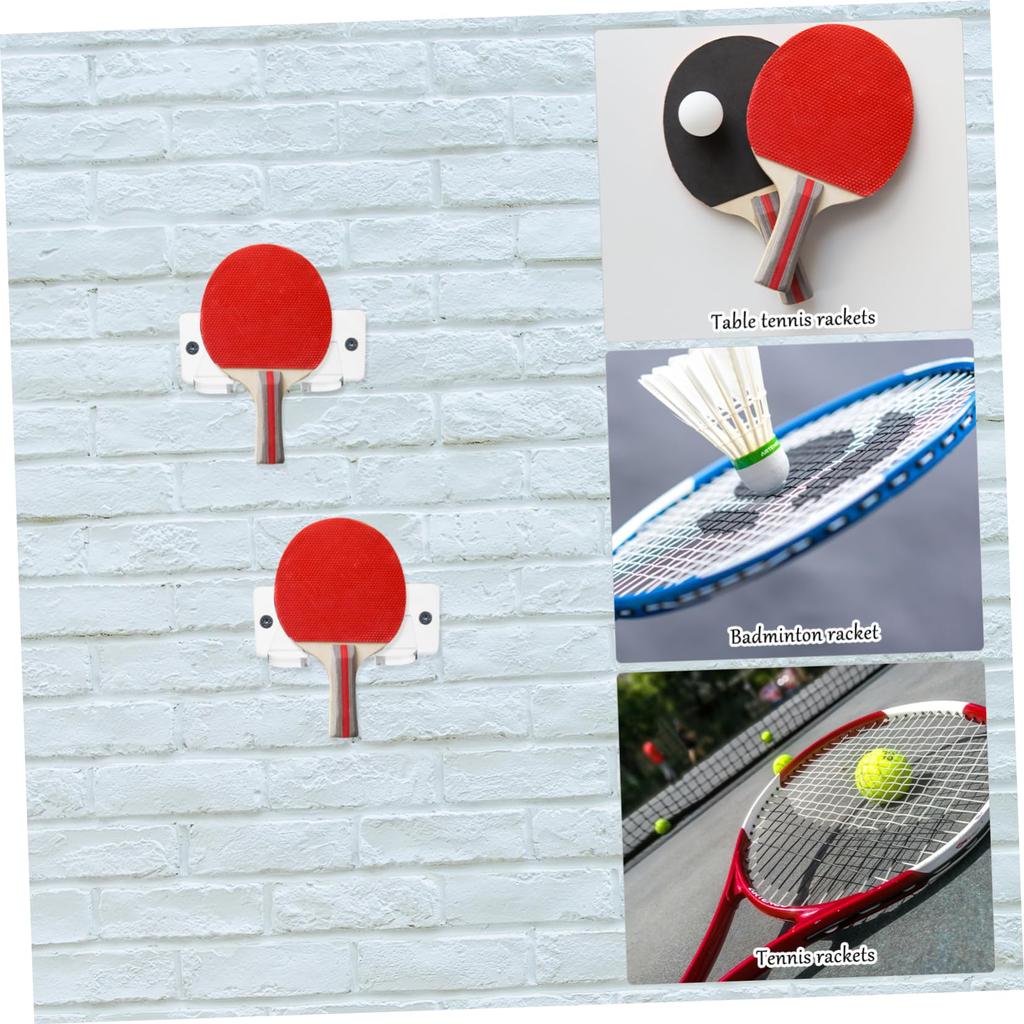 LIOOBO Úložný prostor na pálky na stolní tenis s průhledným akrylovým stojanem pro úsporu místa Nástěnný regál/Tenis