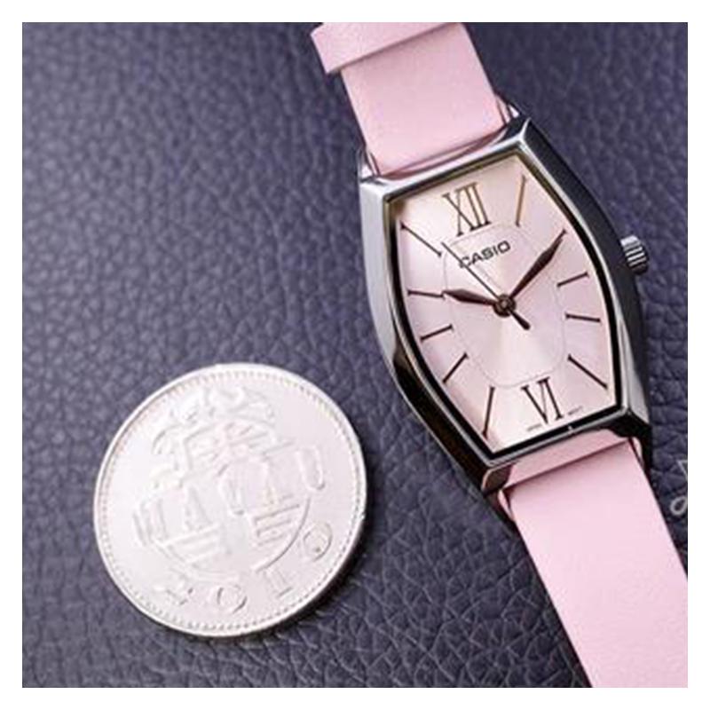 Casio STANDARD Series, Retro, Elegant, Fashionable and Simple, Quartz Movement, Leather Strap, Japanese and Korean Watch, Women's Watch, LTP-E167L-4A