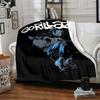1 Stück Gorillaz Musik Weiche Flanell Ganzjahresdecke für Zuhause, Büro, Außenbereich Strapazierfähiger Komfort Weiche Warme Decke für Zuhause