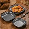 Rostbeständiges Edelstahl Tablett Runde Form Obstschale Retro Dessertteller Camping