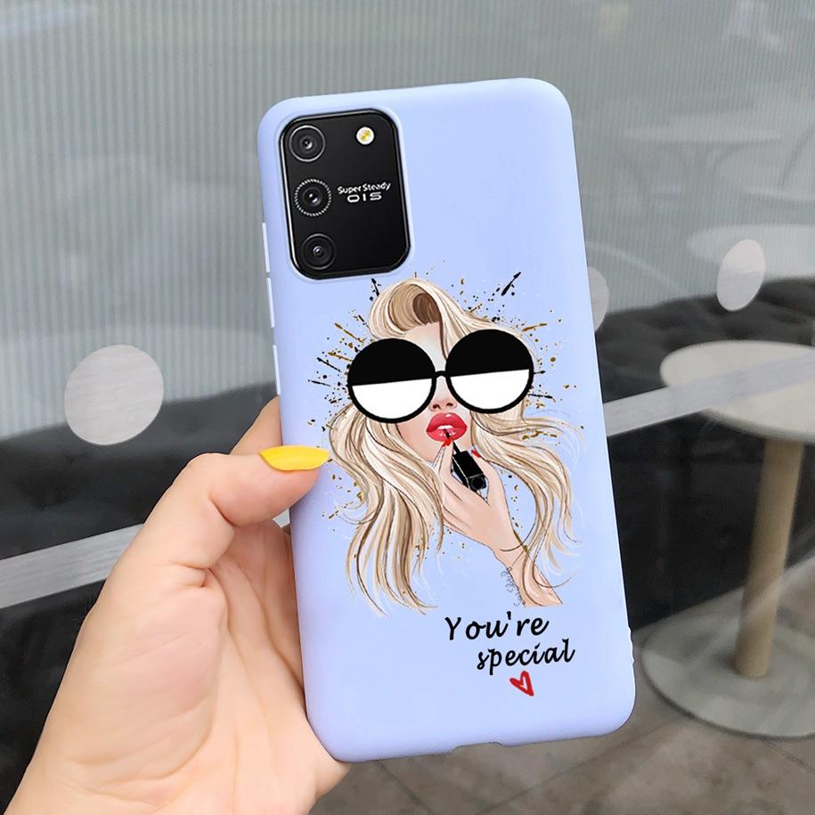 For Samsung Galaxy S10 Lite 2020 Case Colorful Flower Silicon Soft Back Cover For Samsung S10 Lite 2020 S5 S10lite SM-G770F Etui