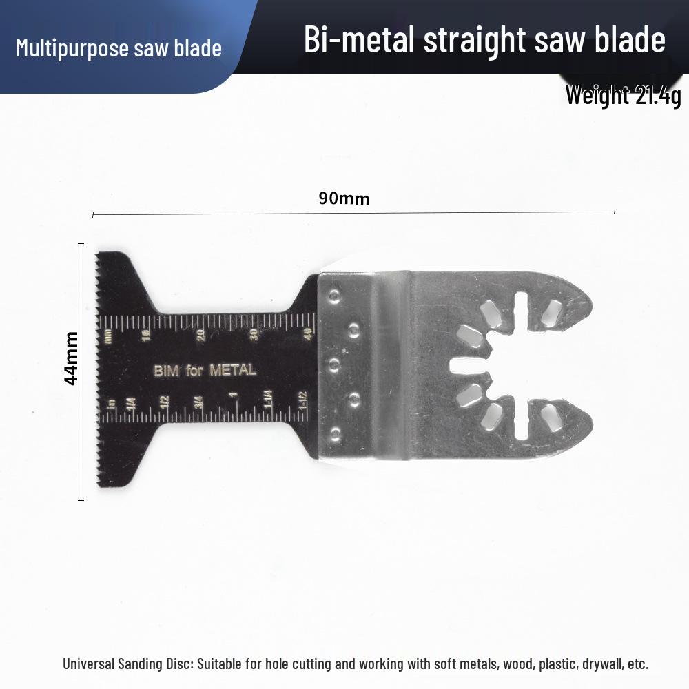 Universal Multifunctional Oscillating Tool Saw Blade - High Carbon Steel Bimetal, 35mm & 45mm, for Cutting & Grinding