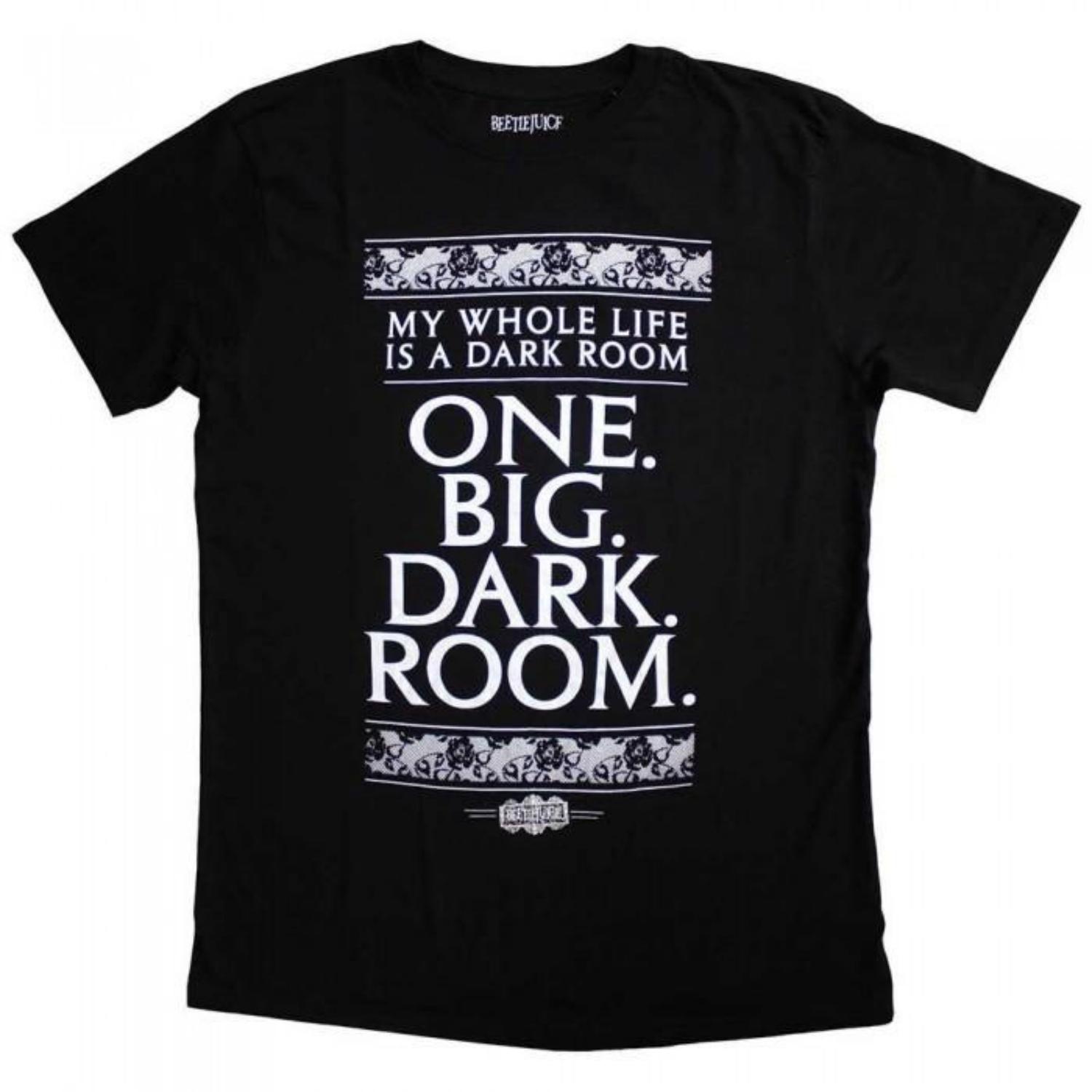 

Beetlejuice Unisex Adult Dark Room T-Shirt S чёрный