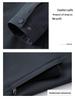 2025 Men's Spring/Autumn Business Jacket - Middle-Aged Fashion, Solid Color Lapel, Outdoor Administrative Style