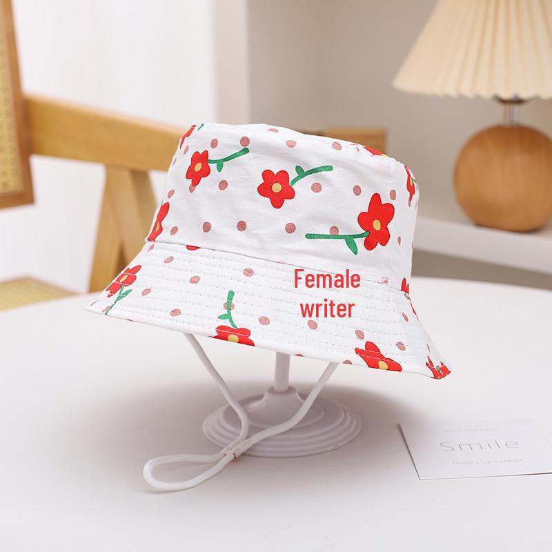 2025 Children's Cartoon Bucket Hat: Cute Car & Dinosaur Print, Summer Cotton Beach Fisherman Hat