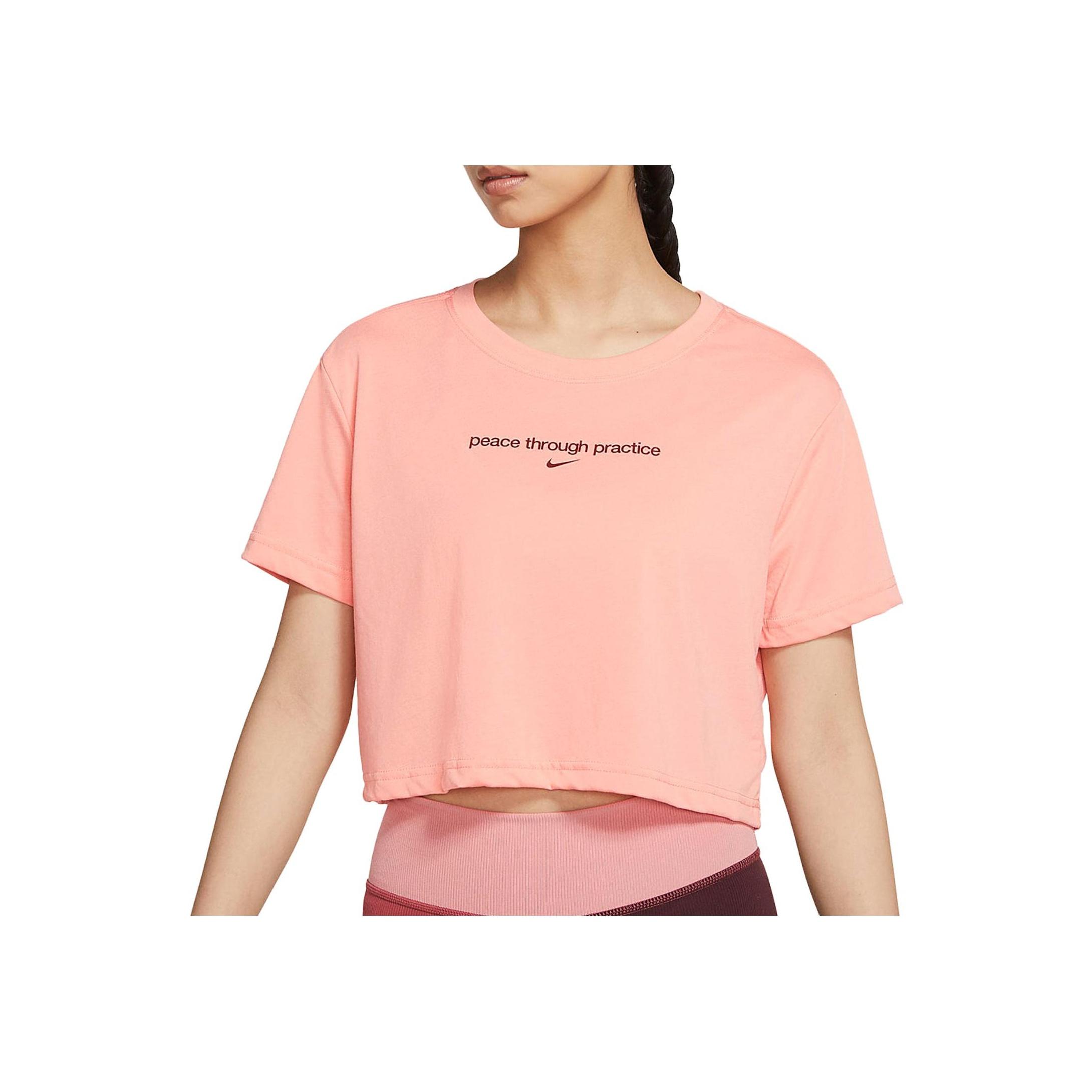 

Nike Футболка женская с коротким рукавом и круглым вырезом с надписью «Письмо» DJ6236-693 M