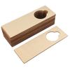 12 Pezzi Appendini in Legno Non Verniciato per Porte Cartelli in Legno Non Verniciato per Artigianato Cartello di Benvenuto Avvisi di Occupazione Decorazione per la Casa