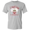I Left My Heart In California - Hometown Pride Short Sleeve T-Shirt - Sport Grey