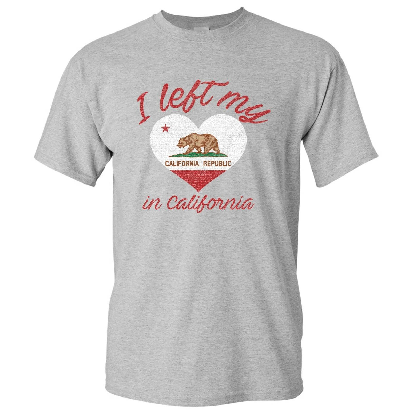 

I Left My Heart In California - Hometown Pride Short Sleeve T-Shirt - Sport Grey S