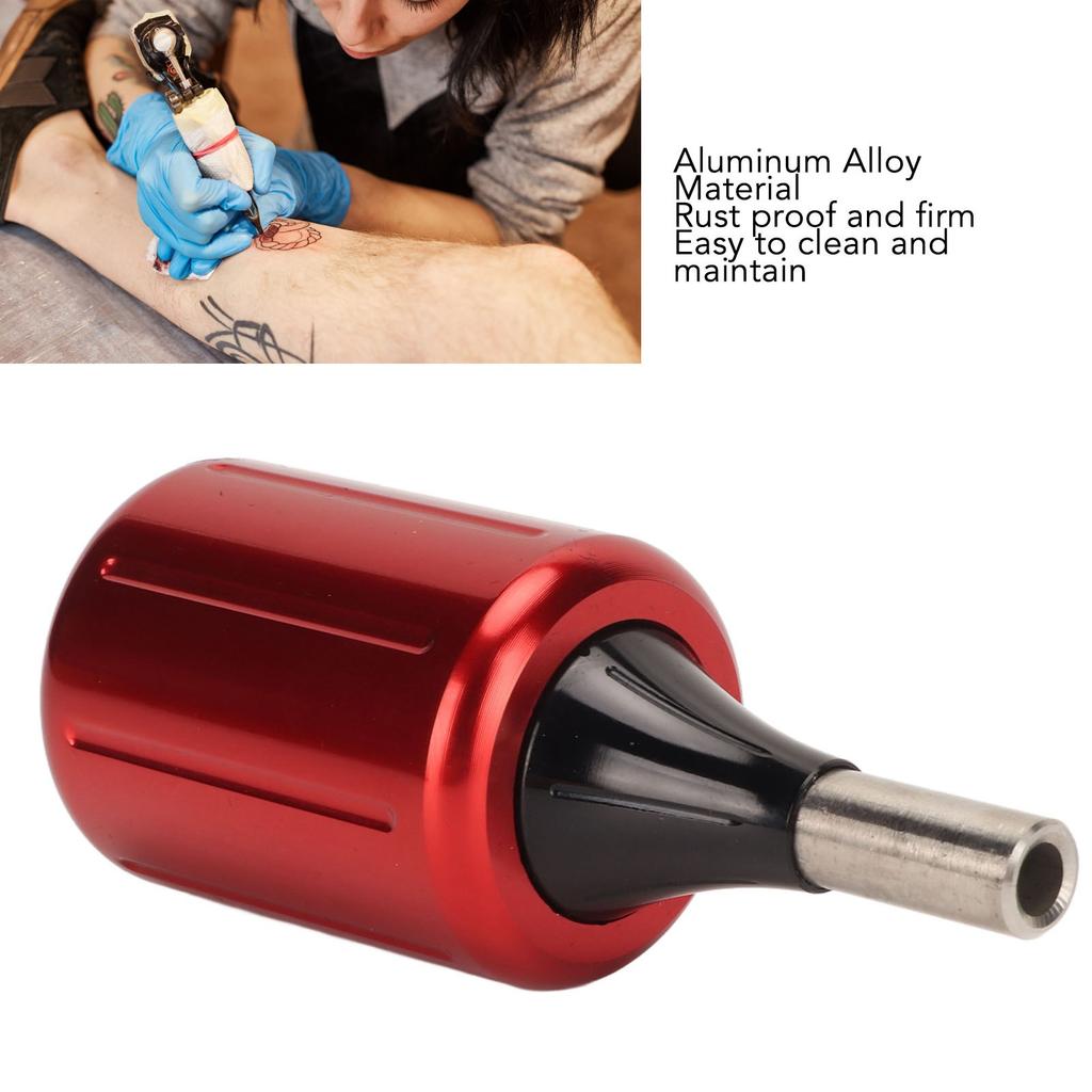 Cartridge Tattoo Grip Tube Aluminum Alloy Adjustable Professional Tattoo Machine Grip Tube Red