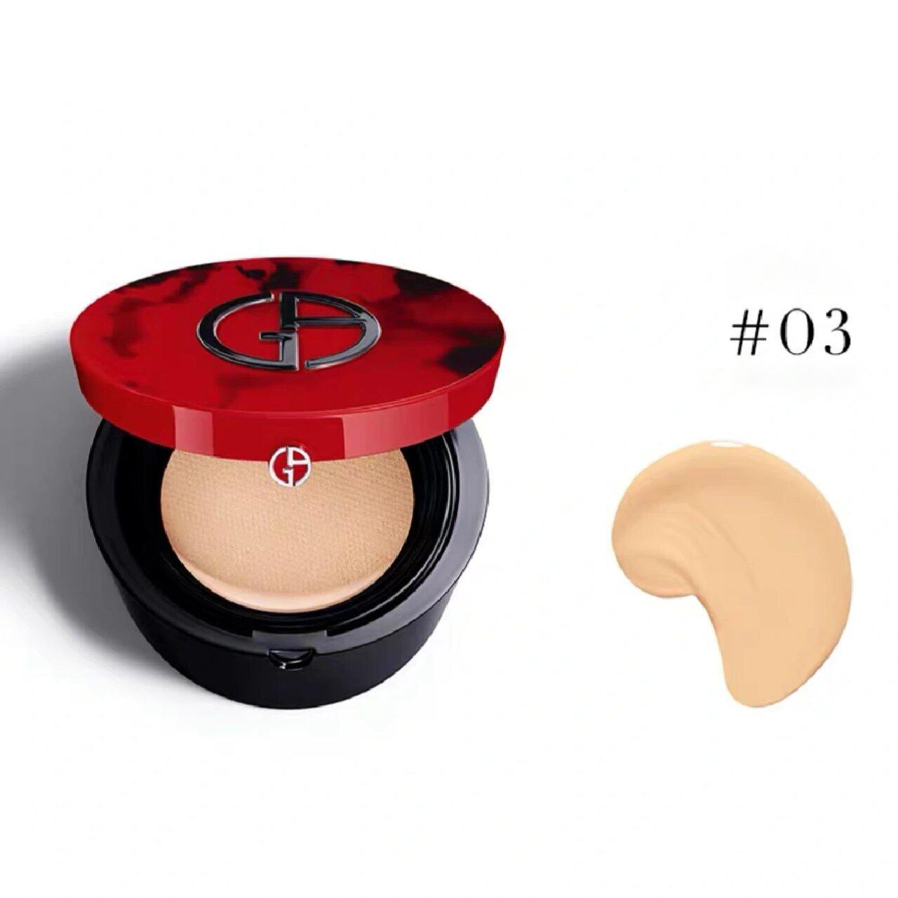 

Armani Red Marble Cushion Foundation #3 - Luminous Face Makeup for Gift 15g