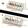 Contemporary Rectangle Shoe Organizer Box, Non-Waterproof, Multipurpose Storage with Steel Frame Support