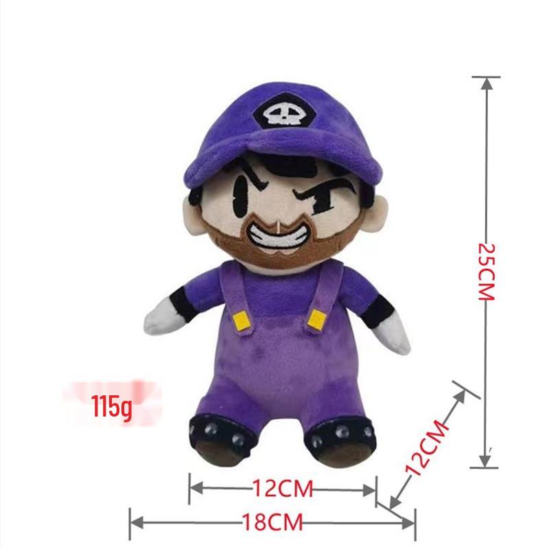 Новая плюшевая игрушка SMG4 Super Mario, фигурка из анимации 25cm In Stock фиолетовый