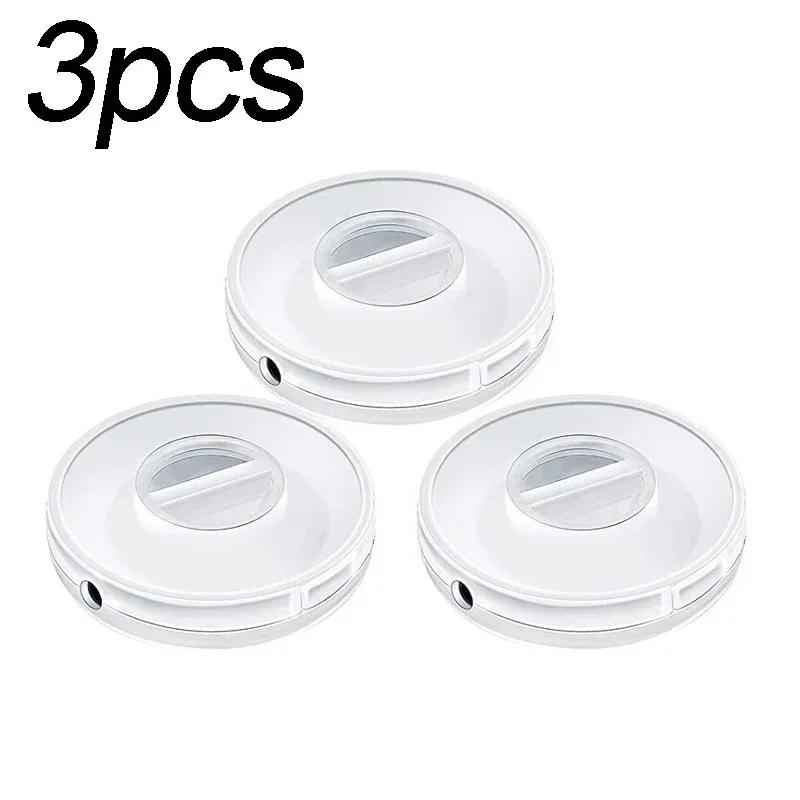 3-1pcs Portable Charger Cord Holder Round Storage Cable Winder Retractable Cable Management Flexible USB Wire Cord Reel