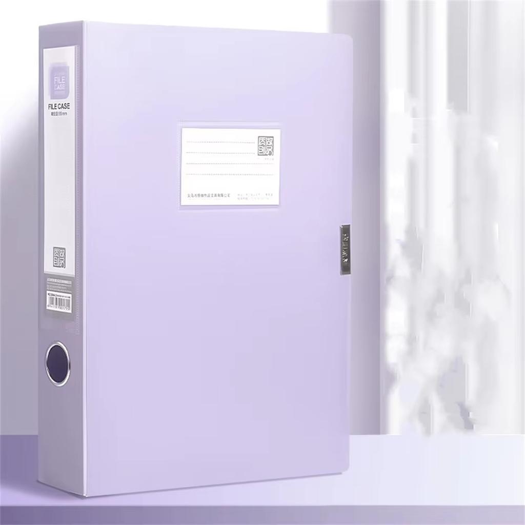 Morandi Folders - PP Thickened Supplies, Foldable A4 Size, Vintage Color, Plastic File Organizers