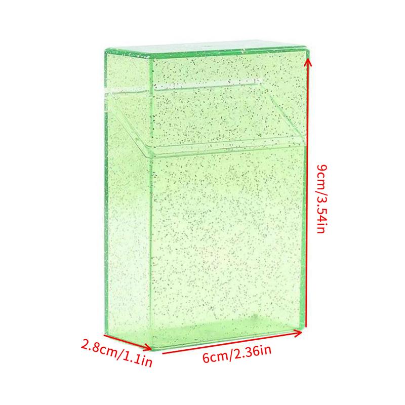 Large Capacity Portable Plastic Small Size Storage Box Idol Photo Card Holder Moisture-proof Sealed Flip Lid Classified Boxes