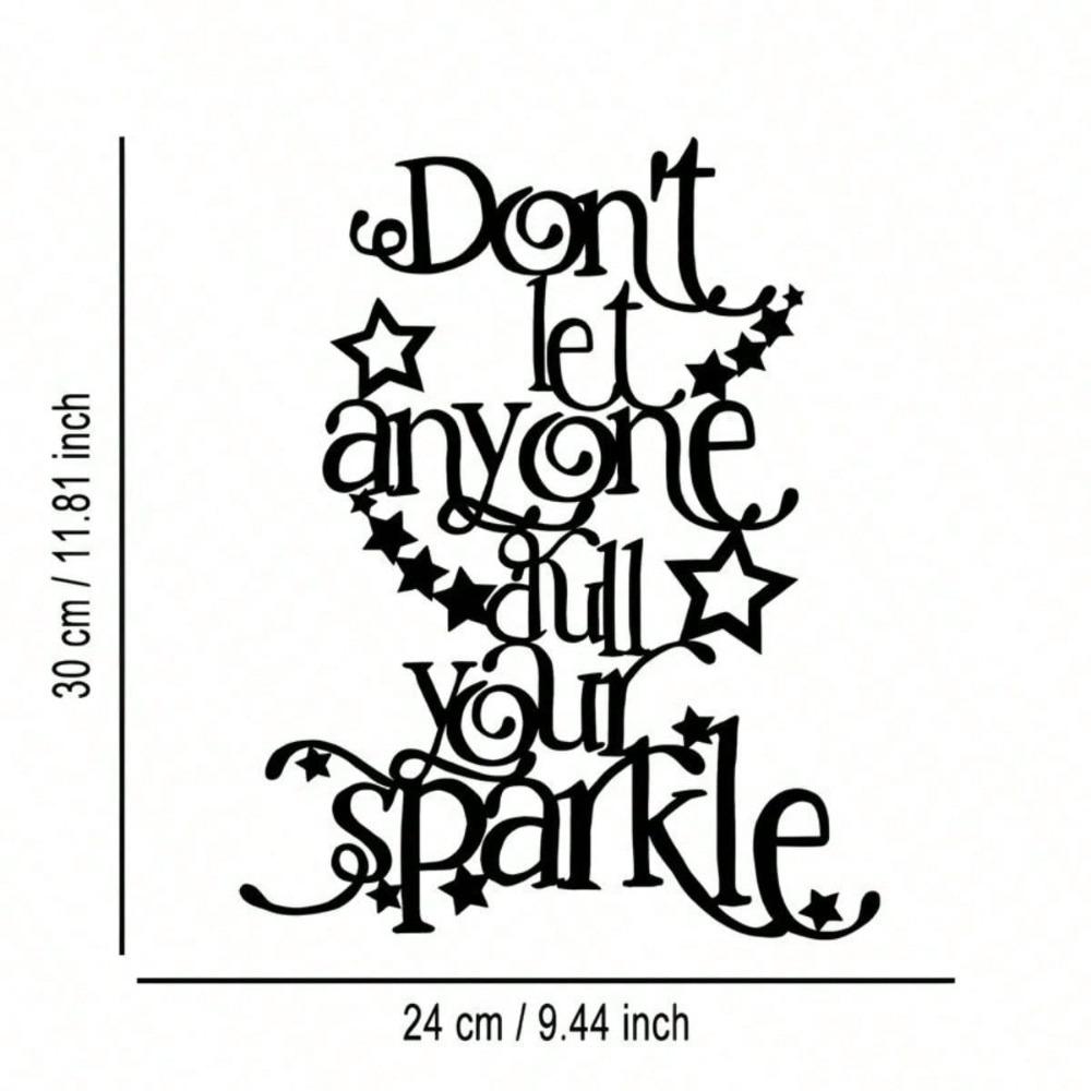Custom Shiny Metal Wall Sign Inspirational Quote Plaque Unique Home Decor Gift