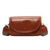 Women's Wax Oil Leather Messenger Bag Crossbody Bag High Quality Luxury Fashion Design Ladies