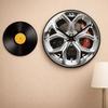 Contemporary Round Silent Acrylic Clock, Suitable for Living Room, Bedroom, Classroom, Office,