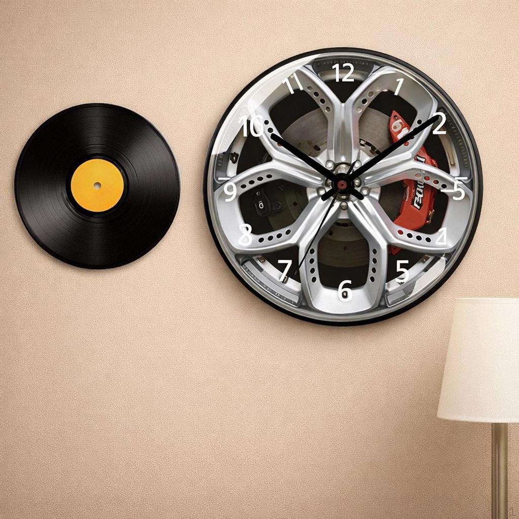 Contemporary Round Silent Acrylic Clock, Suitable for Living Room, Bedroom, Classroom, Office,