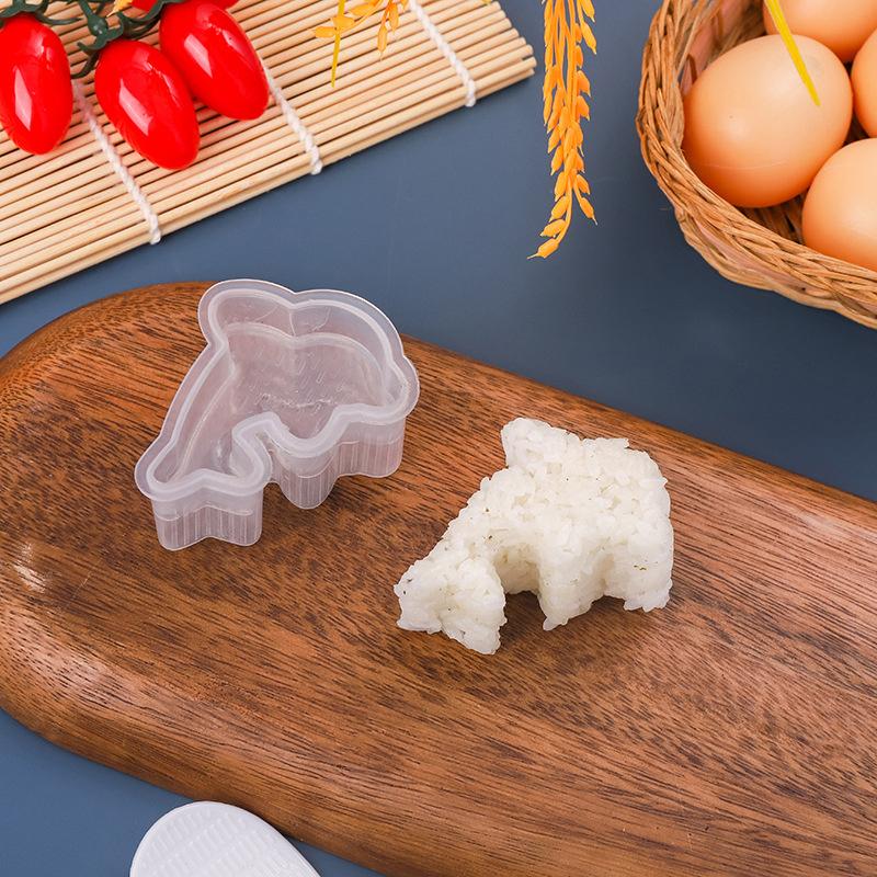 1PCS Triangular Plastic Sushi Rice Ball Maker Mould Onigiri Mold Set Kitchen Gadgets Stuff Transparent Bento Accessories